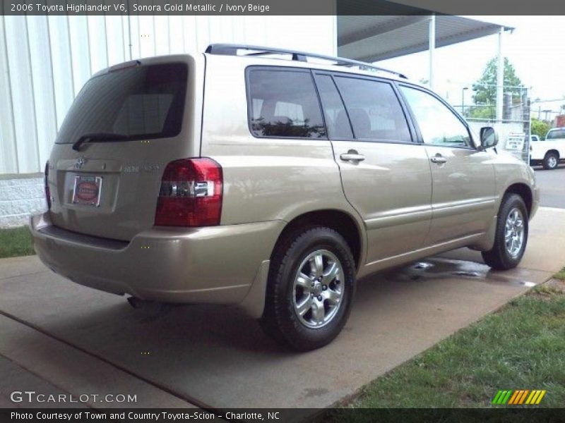 Sonora Gold Metallic / Ivory Beige 2006 Toyota Highlander V6