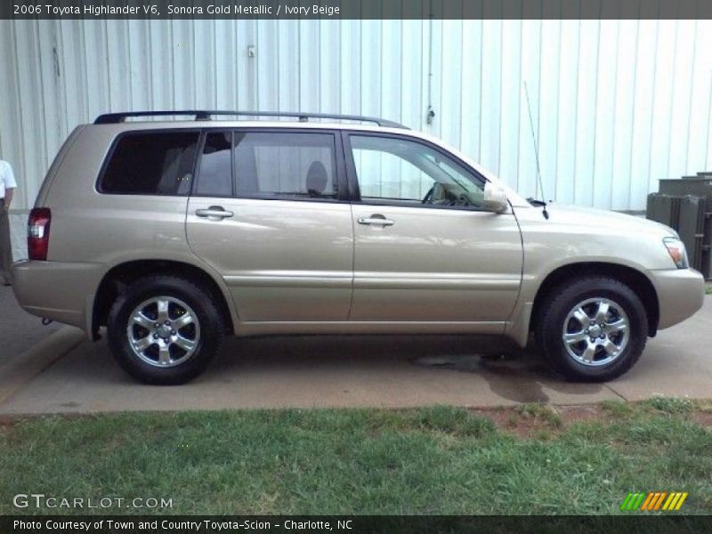 Sonora Gold Metallic / Ivory Beige 2006 Toyota Highlander V6