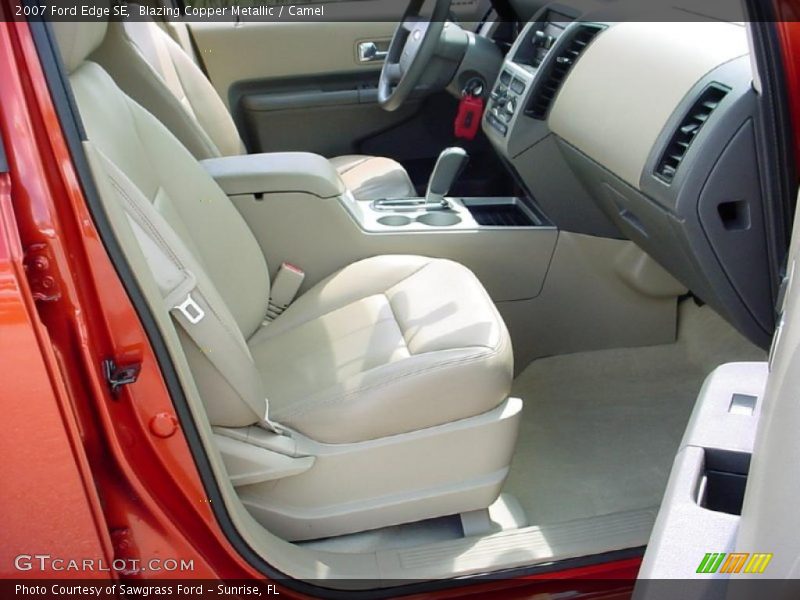 Blazing Copper Metallic / Camel 2007 Ford Edge SE