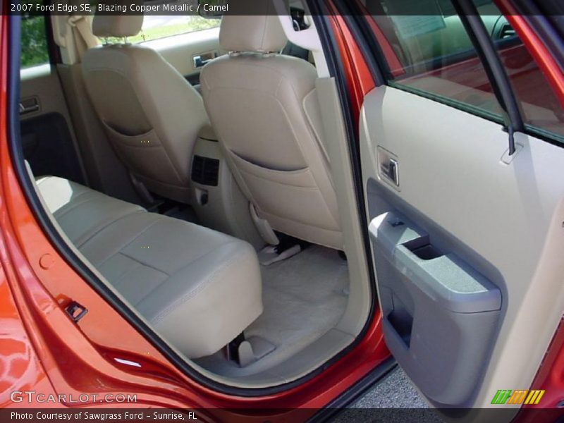 Blazing Copper Metallic / Camel 2007 Ford Edge SE