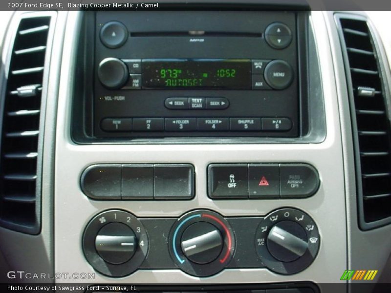 Blazing Copper Metallic / Camel 2007 Ford Edge SE