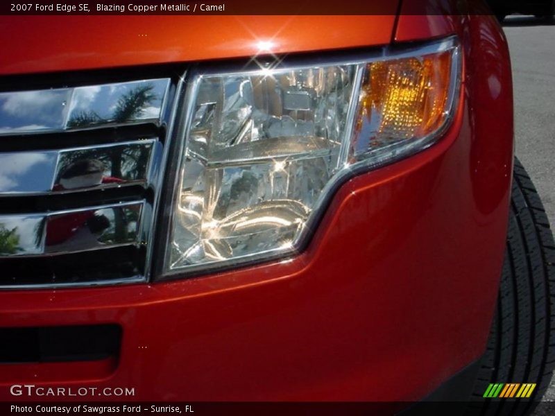 Blazing Copper Metallic / Camel 2007 Ford Edge SE