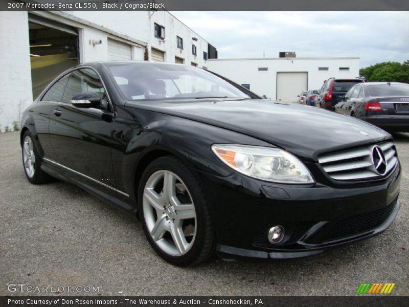 Black / Cognac/Black 2007 Mercedes-Benz CL 550