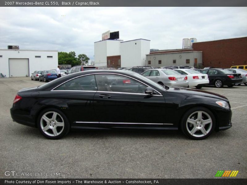 Black / Cognac/Black 2007 Mercedes-Benz CL 550