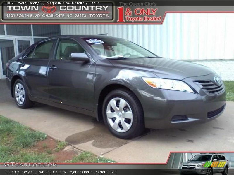 Magnetic Gray Metallic / Bisque 2007 Toyota Camry LE