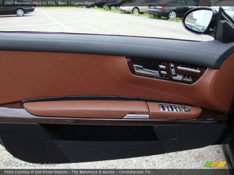 Black / Cognac/Black 2007 Mercedes-Benz CL 550