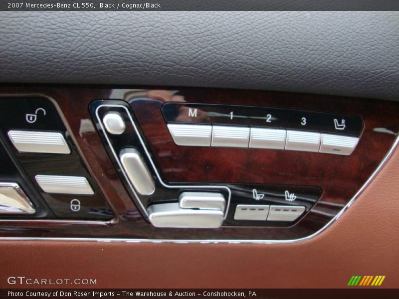 Black / Cognac/Black 2007 Mercedes-Benz CL 550