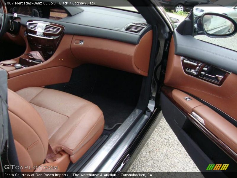 Black / Cognac/Black 2007 Mercedes-Benz CL 550