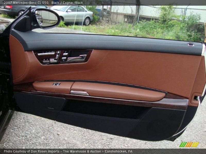 Black / Cognac/Black 2007 Mercedes-Benz CL 550