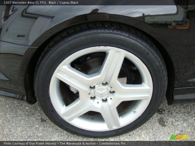 Black / Cognac/Black 2007 Mercedes-Benz CL 550