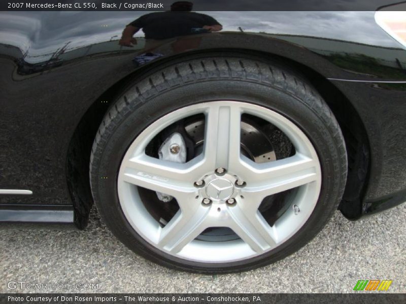 Black / Cognac/Black 2007 Mercedes-Benz CL 550