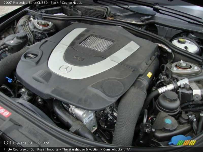 Black / Cognac/Black 2007 Mercedes-Benz CL 550