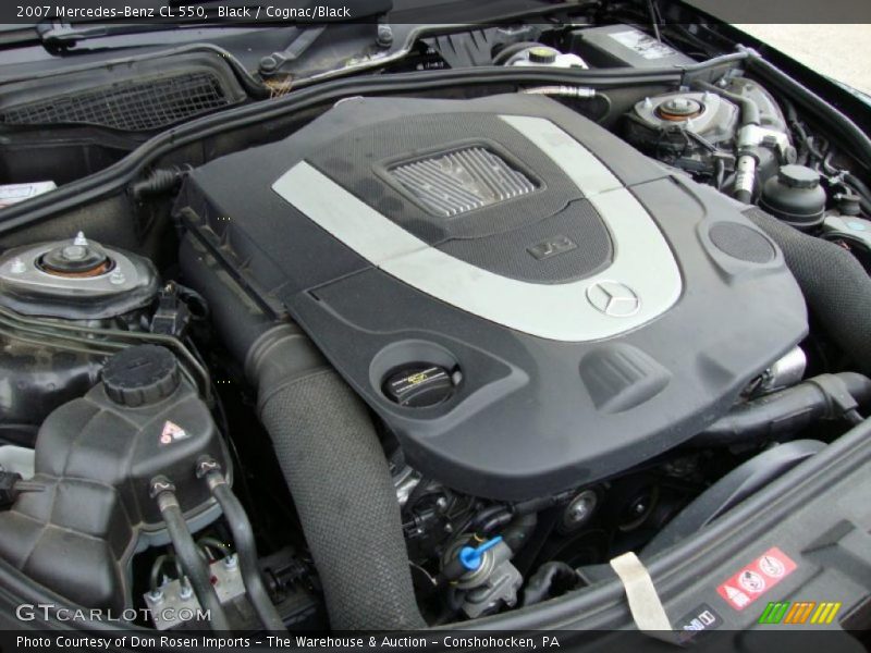 Black / Cognac/Black 2007 Mercedes-Benz CL 550