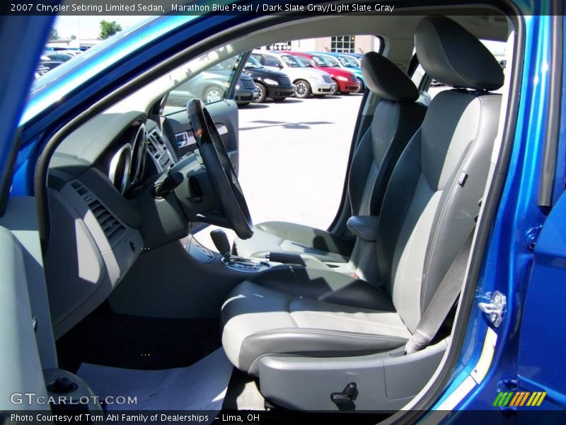 Marathon Blue Pearl / Dark Slate Gray/Light Slate Gray 2007 Chrysler Sebring Limited Sedan