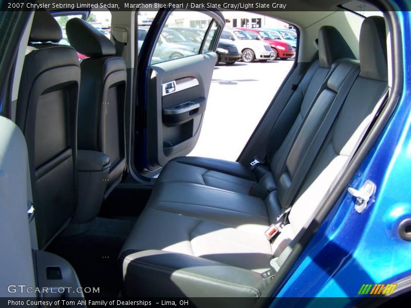 Marathon Blue Pearl / Dark Slate Gray/Light Slate Gray 2007 Chrysler Sebring Limited Sedan