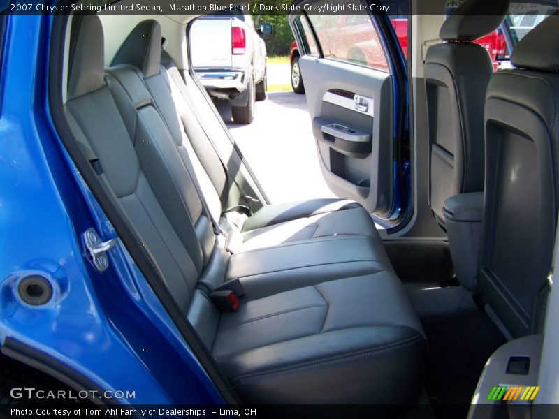 Marathon Blue Pearl / Dark Slate Gray/Light Slate Gray 2007 Chrysler Sebring Limited Sedan