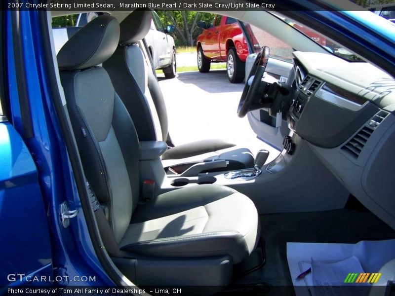 Marathon Blue Pearl / Dark Slate Gray/Light Slate Gray 2007 Chrysler Sebring Limited Sedan