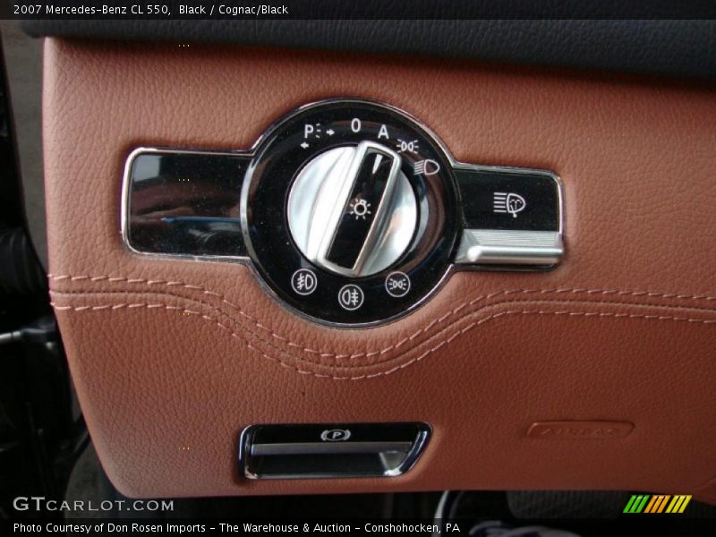 Black / Cognac/Black 2007 Mercedes-Benz CL 550