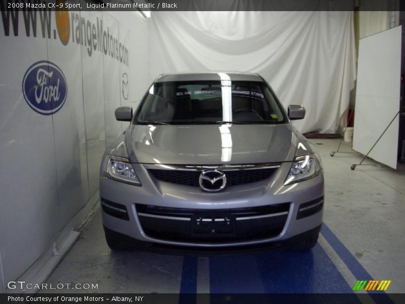Liquid Platinum Metallic / Black 2008 Mazda CX-9 Sport