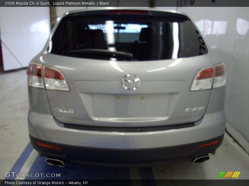 Liquid Platinum Metallic / Black 2008 Mazda CX-9 Sport
