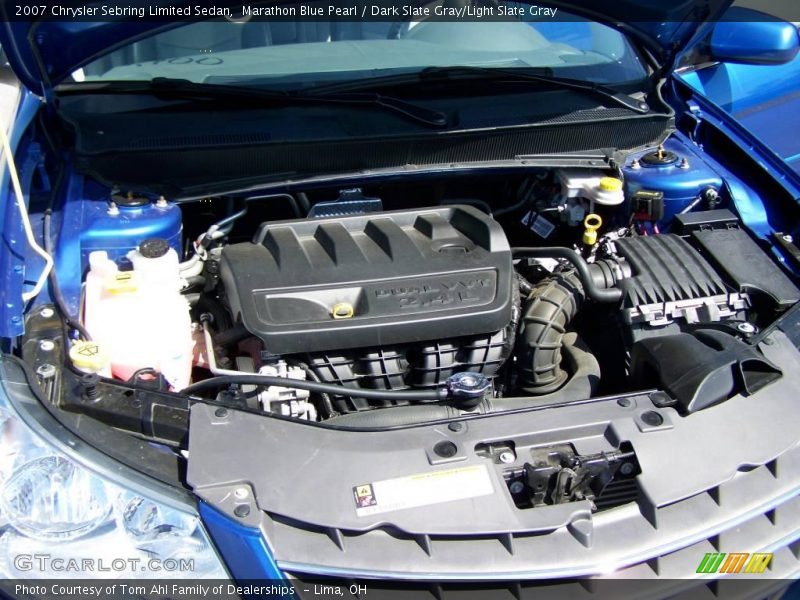 Marathon Blue Pearl / Dark Slate Gray/Light Slate Gray 2007 Chrysler Sebring Limited Sedan