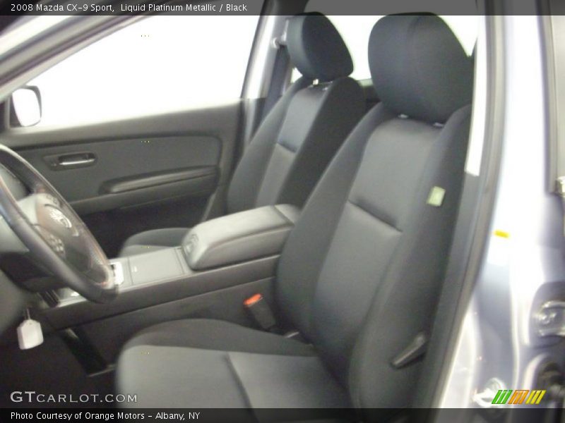 Liquid Platinum Metallic / Black 2008 Mazda CX-9 Sport