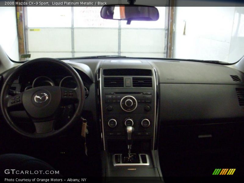 Liquid Platinum Metallic / Black 2008 Mazda CX-9 Sport