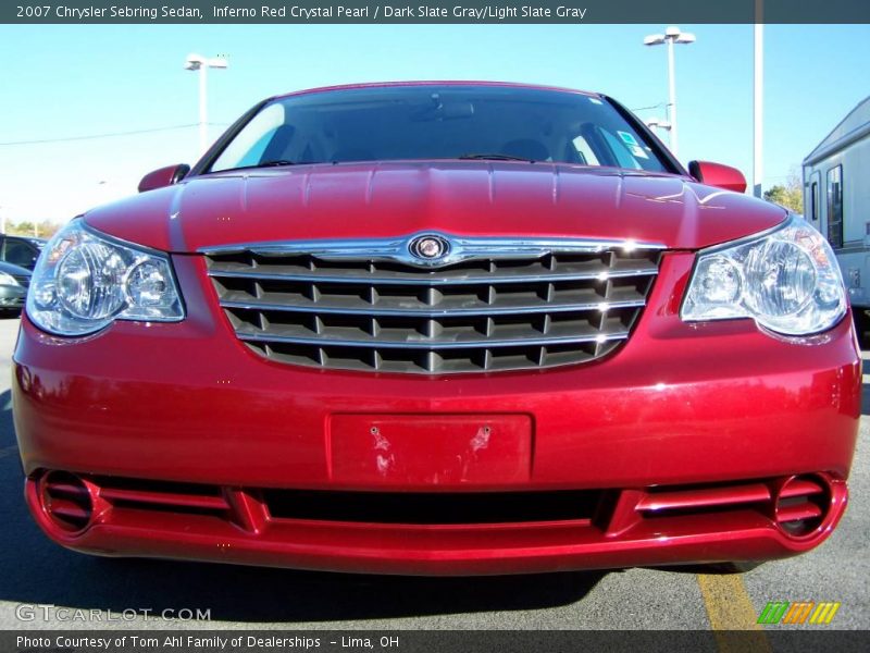 Inferno Red Crystal Pearl / Dark Slate Gray/Light Slate Gray 2007 Chrysler Sebring Sedan