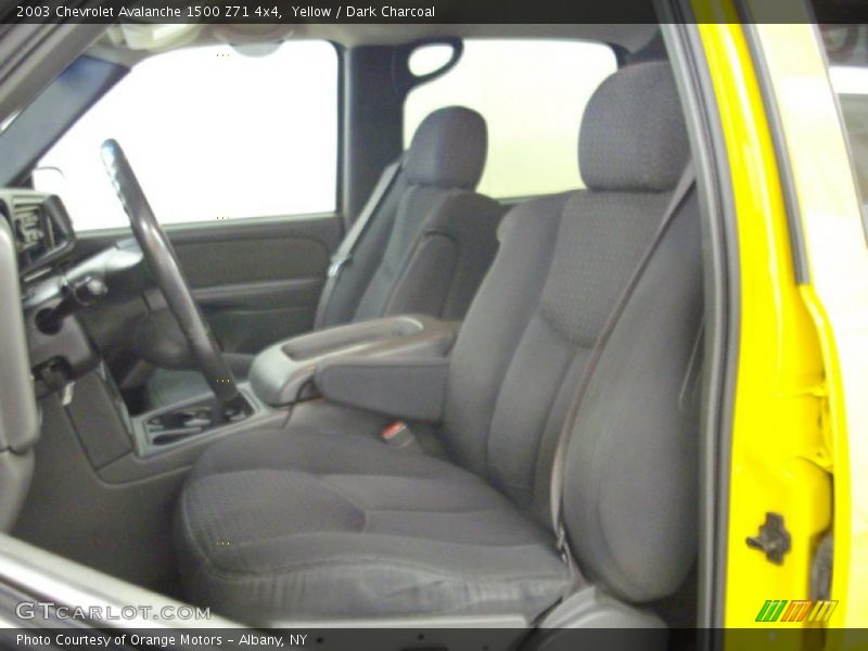 Yellow / Dark Charcoal 2003 Chevrolet Avalanche 1500 Z71 4x4