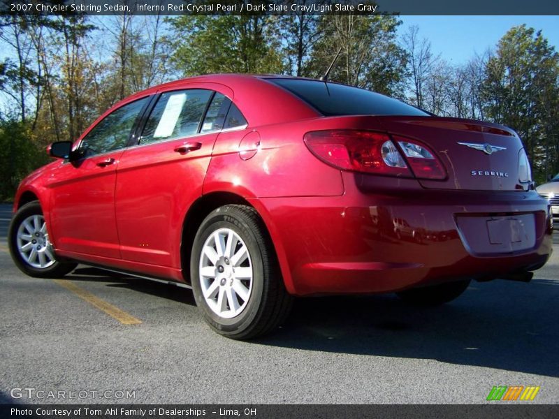 Inferno Red Crystal Pearl / Dark Slate Gray/Light Slate Gray 2007 Chrysler Sebring Sedan