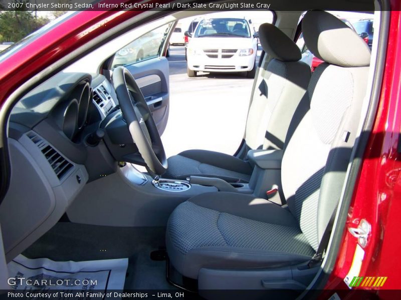 Inferno Red Crystal Pearl / Dark Slate Gray/Light Slate Gray 2007 Chrysler Sebring Sedan