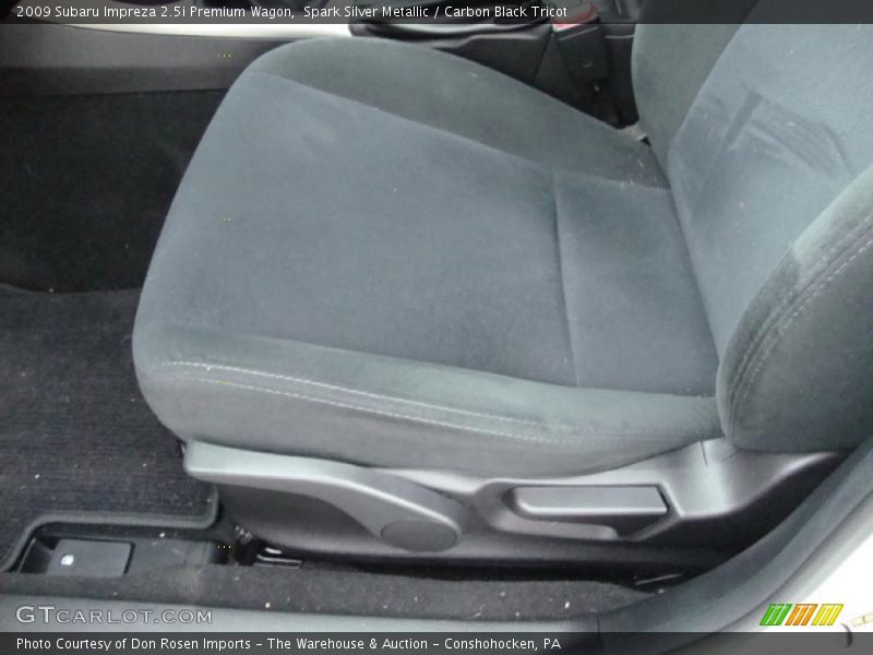 Spark Silver Metallic / Carbon Black Tricot 2009 Subaru Impreza 2.5i Premium Wagon