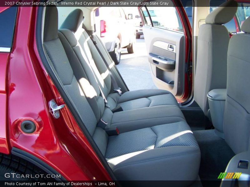Inferno Red Crystal Pearl / Dark Slate Gray/Light Slate Gray 2007 Chrysler Sebring Sedan