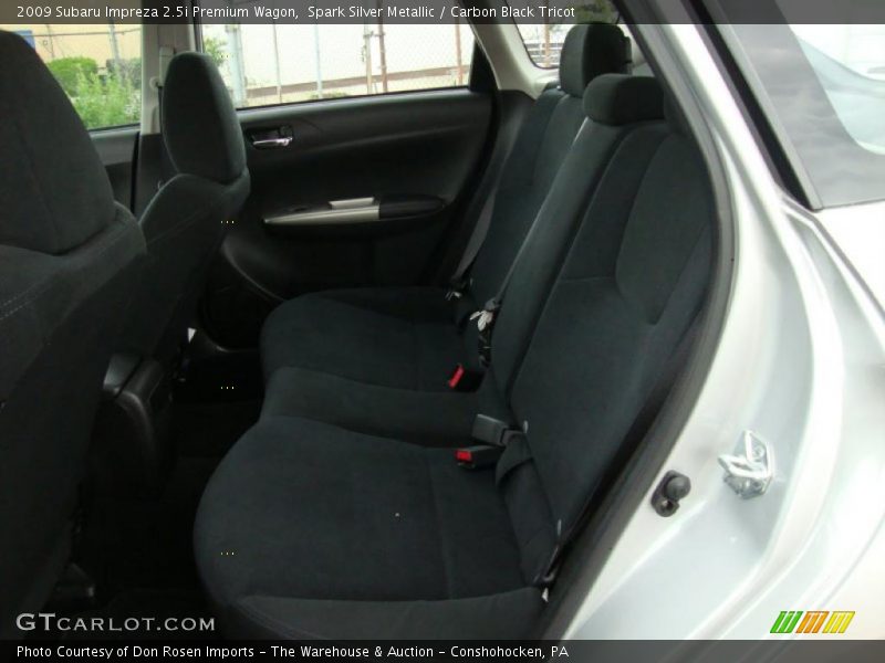 Spark Silver Metallic / Carbon Black Tricot 2009 Subaru Impreza 2.5i Premium Wagon