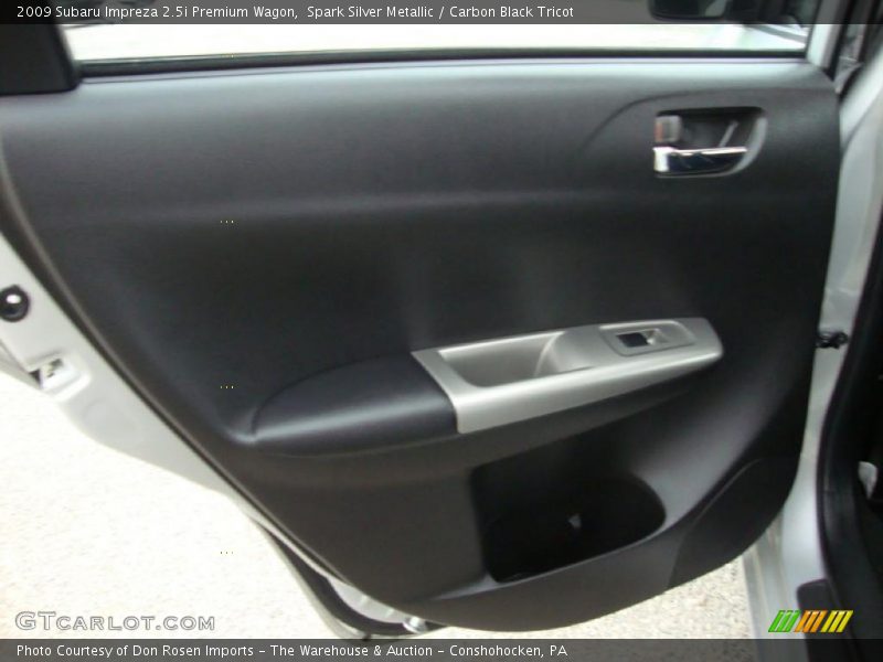 Spark Silver Metallic / Carbon Black Tricot 2009 Subaru Impreza 2.5i Premium Wagon