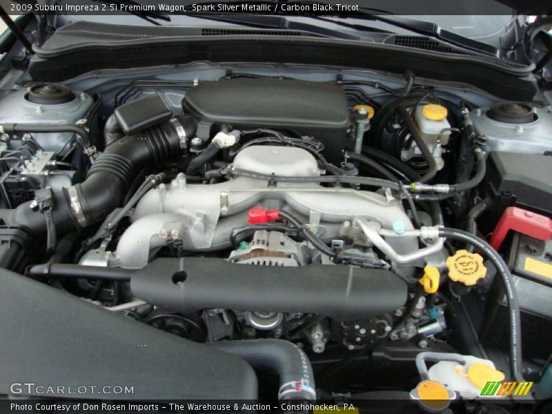 Spark Silver Metallic / Carbon Black Tricot 2009 Subaru Impreza 2.5i Premium Wagon