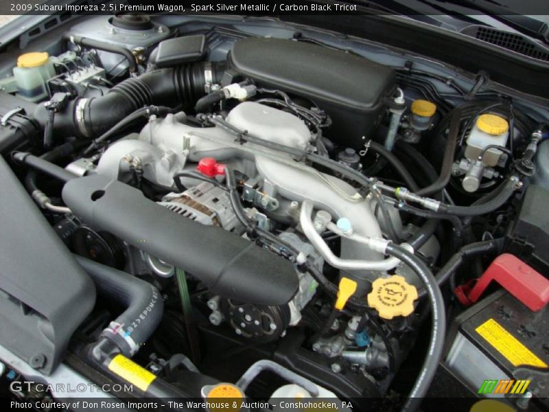 Spark Silver Metallic / Carbon Black Tricot 2009 Subaru Impreza 2.5i Premium Wagon