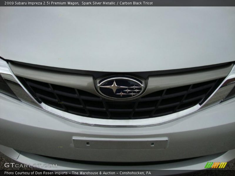 Spark Silver Metallic / Carbon Black Tricot 2009 Subaru Impreza 2.5i Premium Wagon