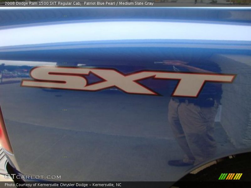 Patriot Blue Pearl / Medium Slate Gray 2008 Dodge Ram 1500 SXT Regular Cab