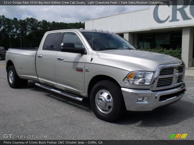Light Graystone Pearl / Dark Slate/Medium Graystone 2010 Dodge Ram 3500 Big Horn Edition Crew Cab Dually