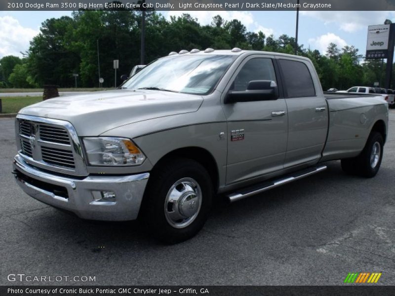 Light Graystone Pearl / Dark Slate/Medium Graystone 2010 Dodge Ram 3500 Big Horn Edition Crew Cab Dually