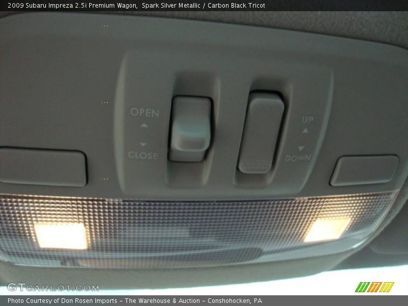 Spark Silver Metallic / Carbon Black Tricot 2009 Subaru Impreza 2.5i Premium Wagon