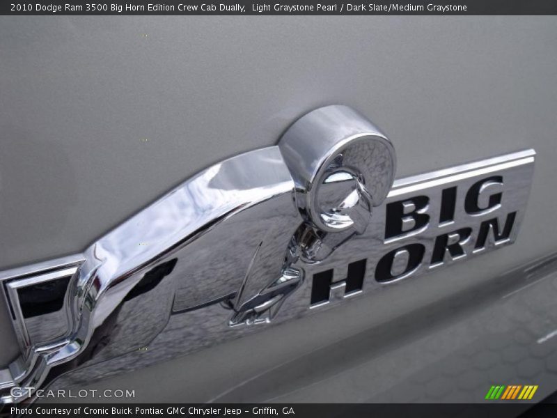 Light Graystone Pearl / Dark Slate/Medium Graystone 2010 Dodge Ram 3500 Big Horn Edition Crew Cab Dually