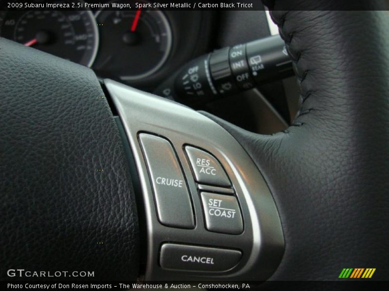 Spark Silver Metallic / Carbon Black Tricot 2009 Subaru Impreza 2.5i Premium Wagon
