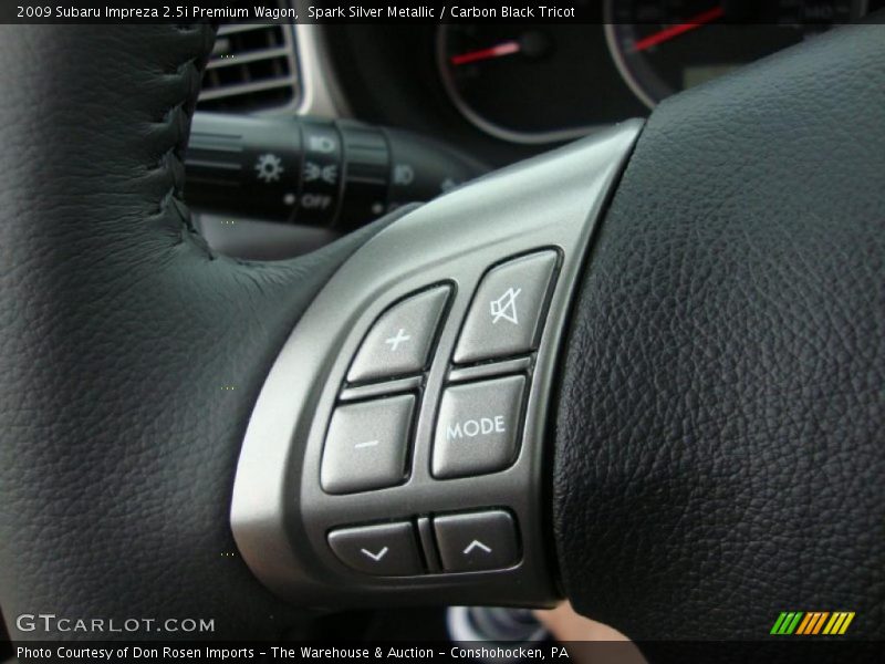 Spark Silver Metallic / Carbon Black Tricot 2009 Subaru Impreza 2.5i Premium Wagon