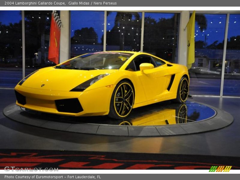 Giallo Midas / Nero Perseus 2004 Lamborghini Gallardo Coupe
