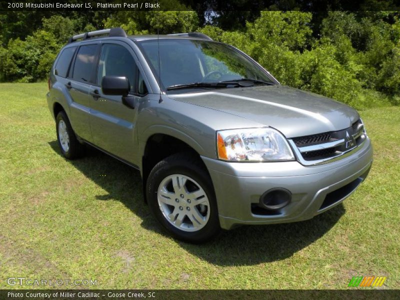 Platinum Pearl / Black 2008 Mitsubishi Endeavor LS