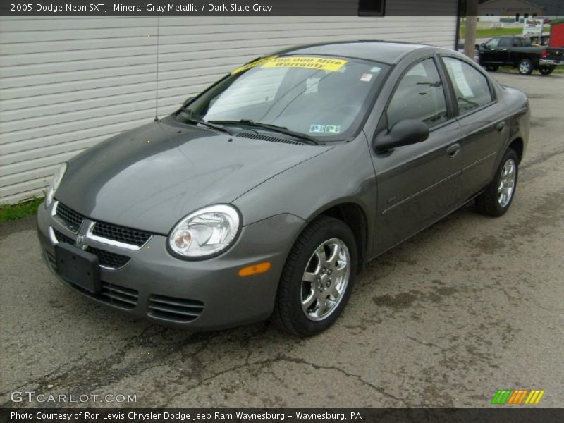 Mineral Gray Metallic / Dark Slate Gray 2005 Dodge Neon SXT
