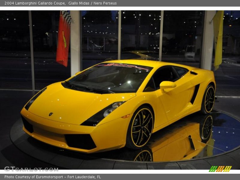 Giallo Midas / Nero Perseus 2004 Lamborghini Gallardo Coupe