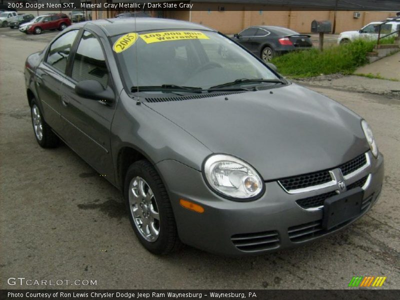 Mineral Gray Metallic / Dark Slate Gray 2005 Dodge Neon SXT